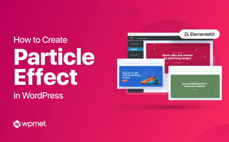 How to create a particle effect in WordPress