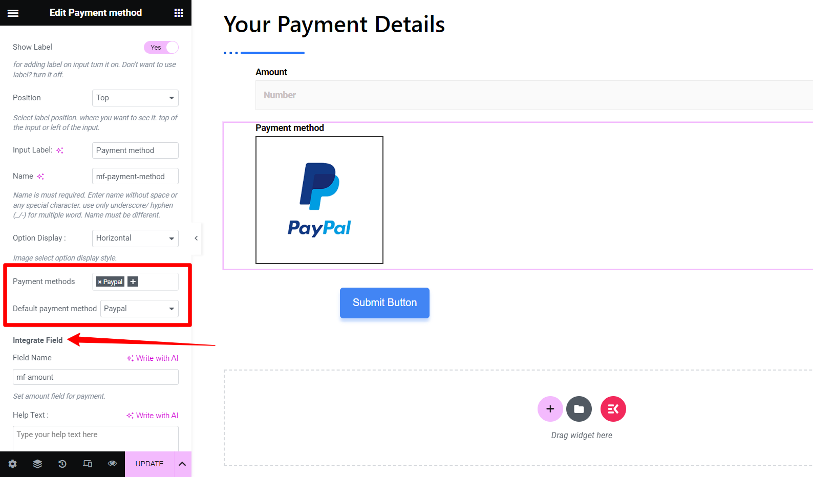 comment ajouter un bouton PayPal au formulaire WordPress