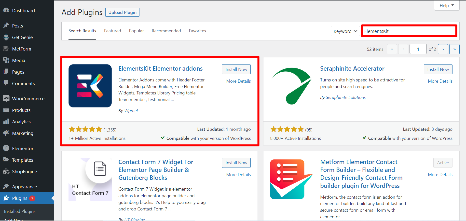 ElementsKit은 WordPress에 가격 목록을 추가하는 최고의 플러그인입니다.