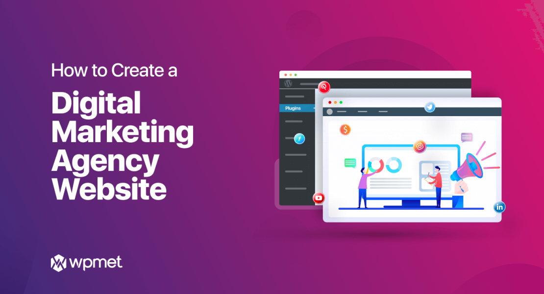 how to create a digital marketing website