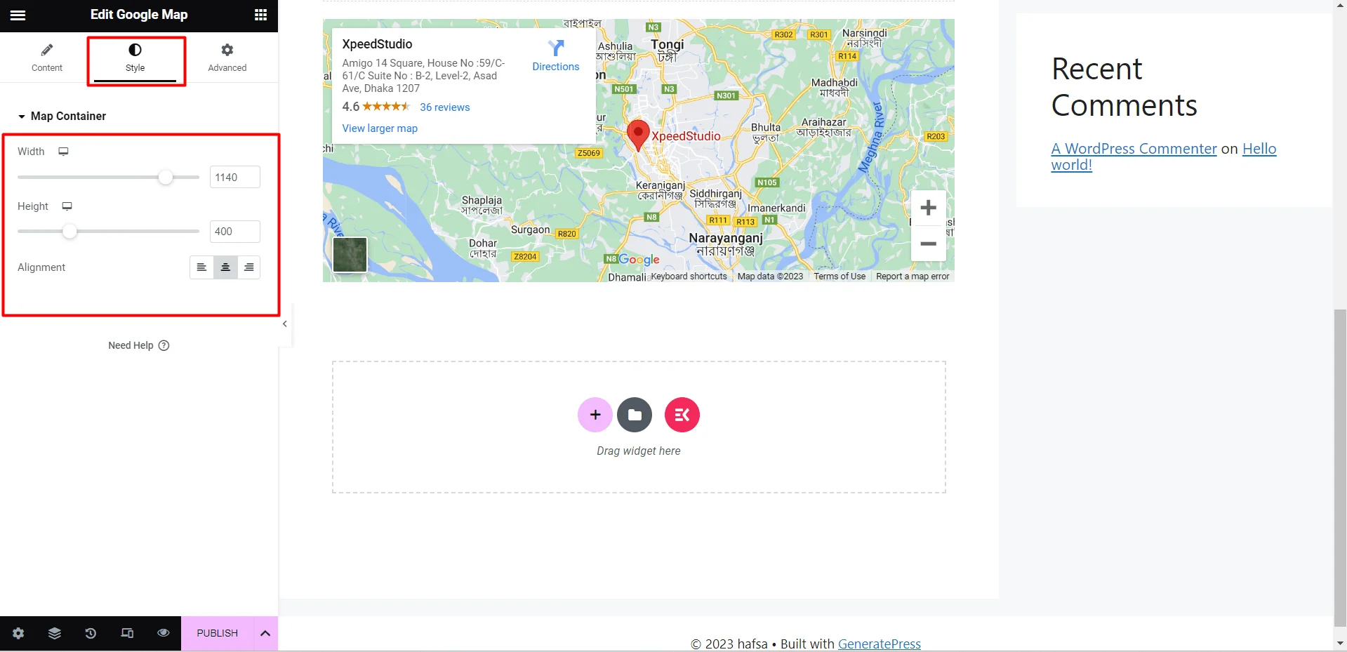 Anpassung des Google Maps-Stils