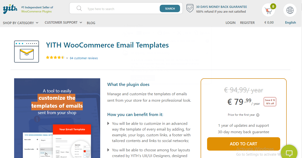 YITH- Melhor personalizador de e-mail WooCommerce