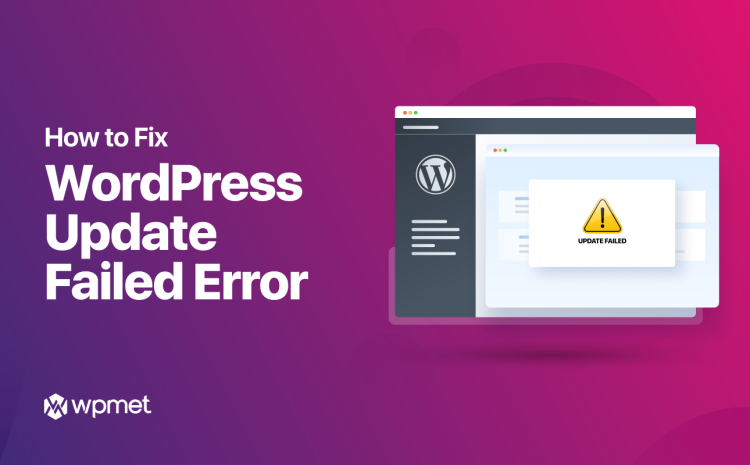 WordPress-Update fehlgeschlagen, Titelbild