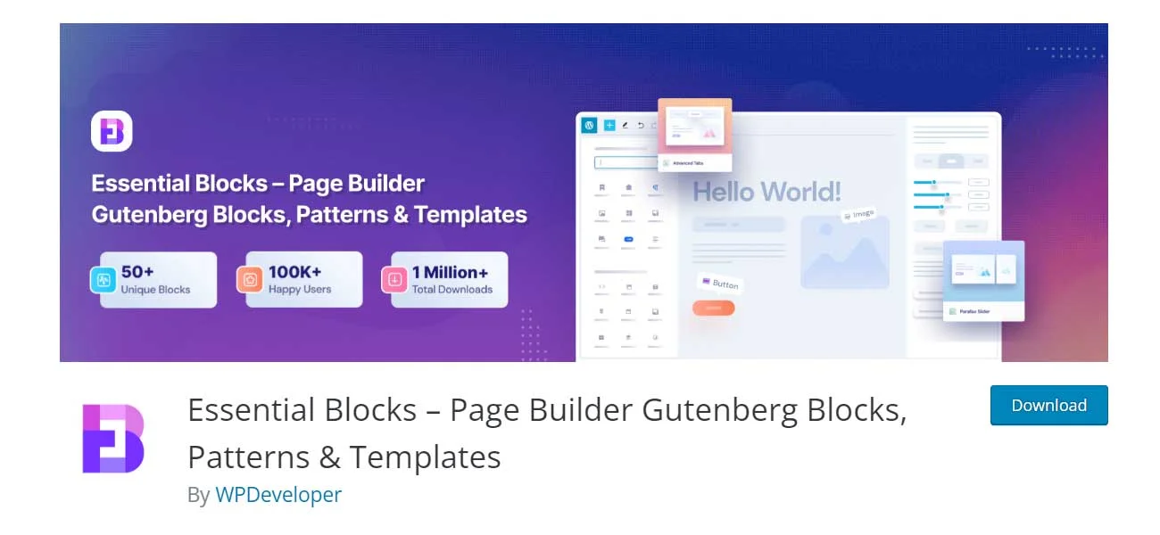 Complementos esenciales del editor de bloques
