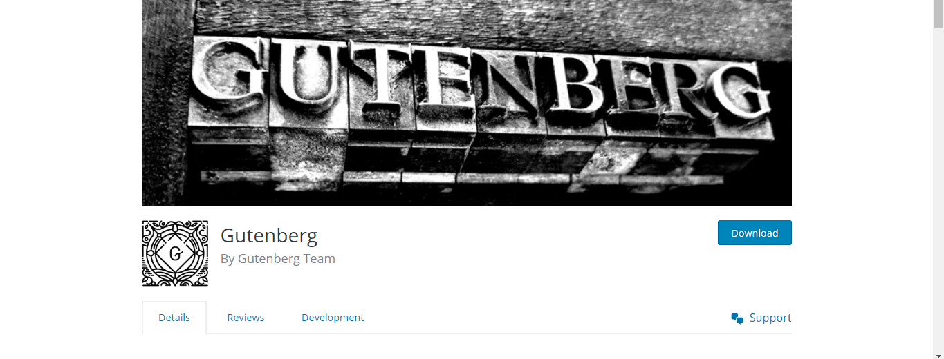 Gutenberg Block editor