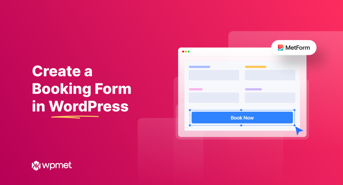 How to create booking form in WordPress- Featured image