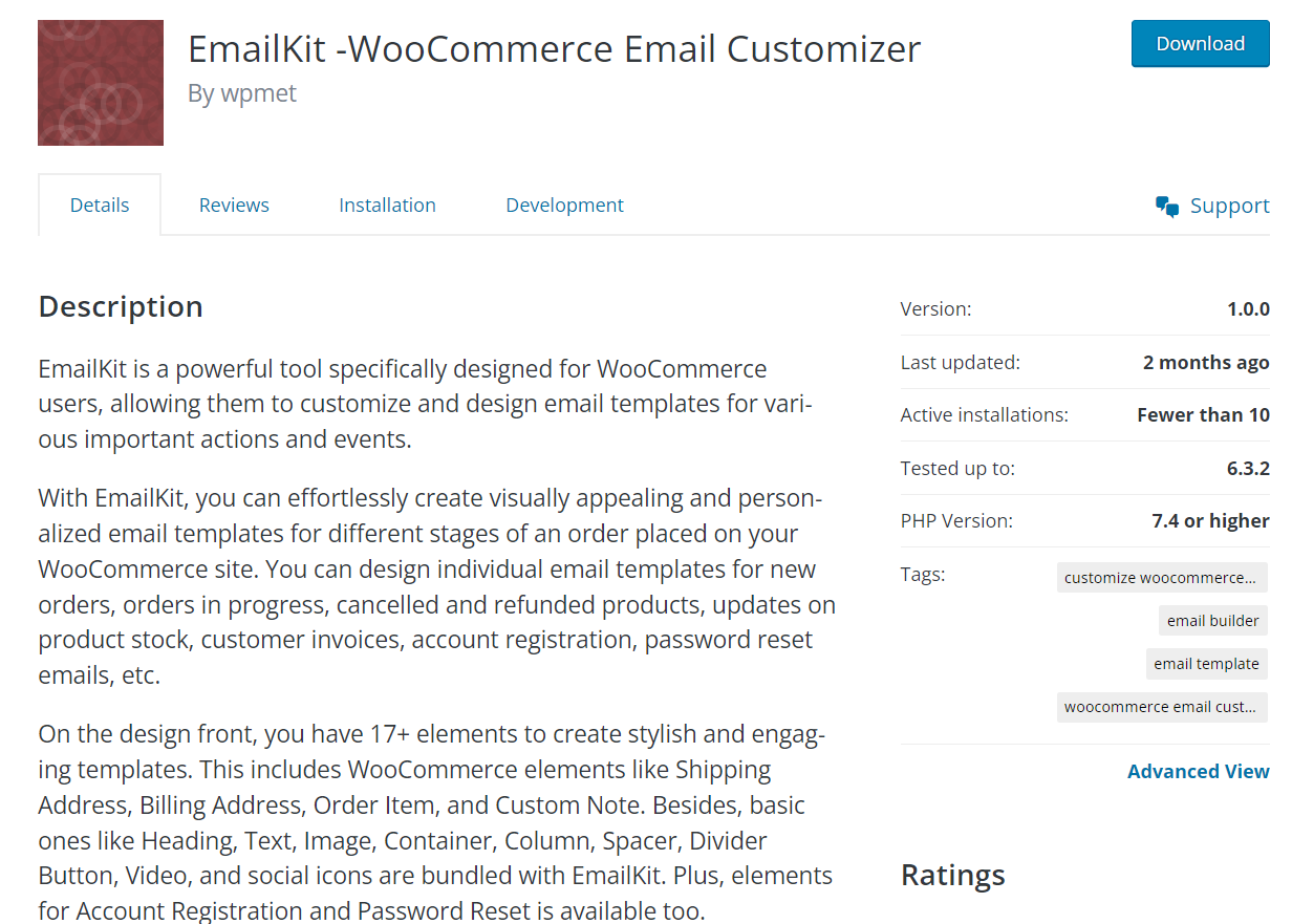EmailKit, personalizador de e-mail WooCommerce para impulsionar o marketing por e-mail