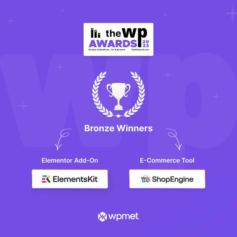 WP Awards ElementsKit and ShopEngine