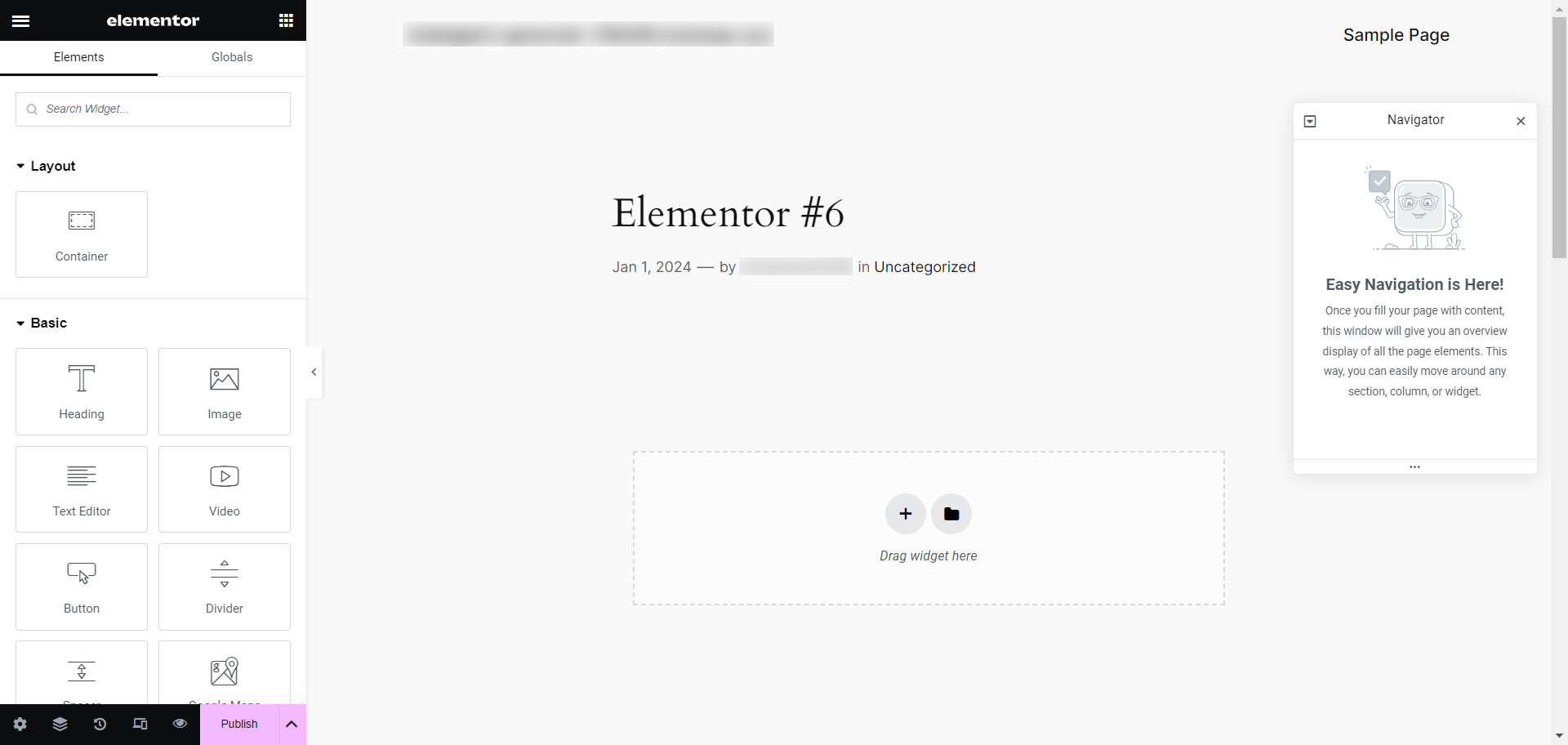 Interface de création de pages Elementor pour afficher la comparaison entre Gutenberg et les constructeurs de pages