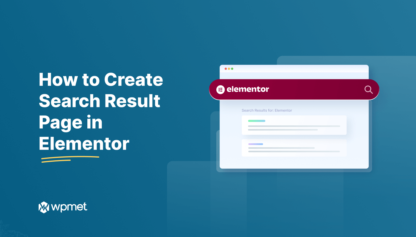 Create a Search Result Page in Elementor