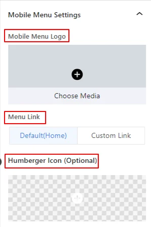 Customizing Mobile Nav Menu