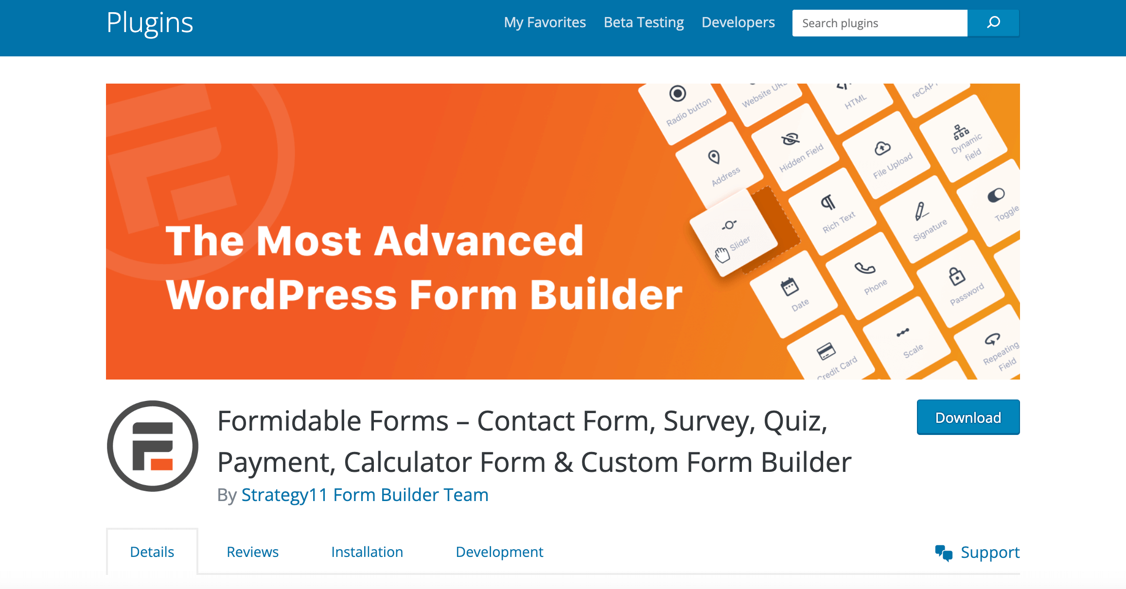 Formidable Forms, a WordPress reCAPTCHA Contact Form 7 alternative