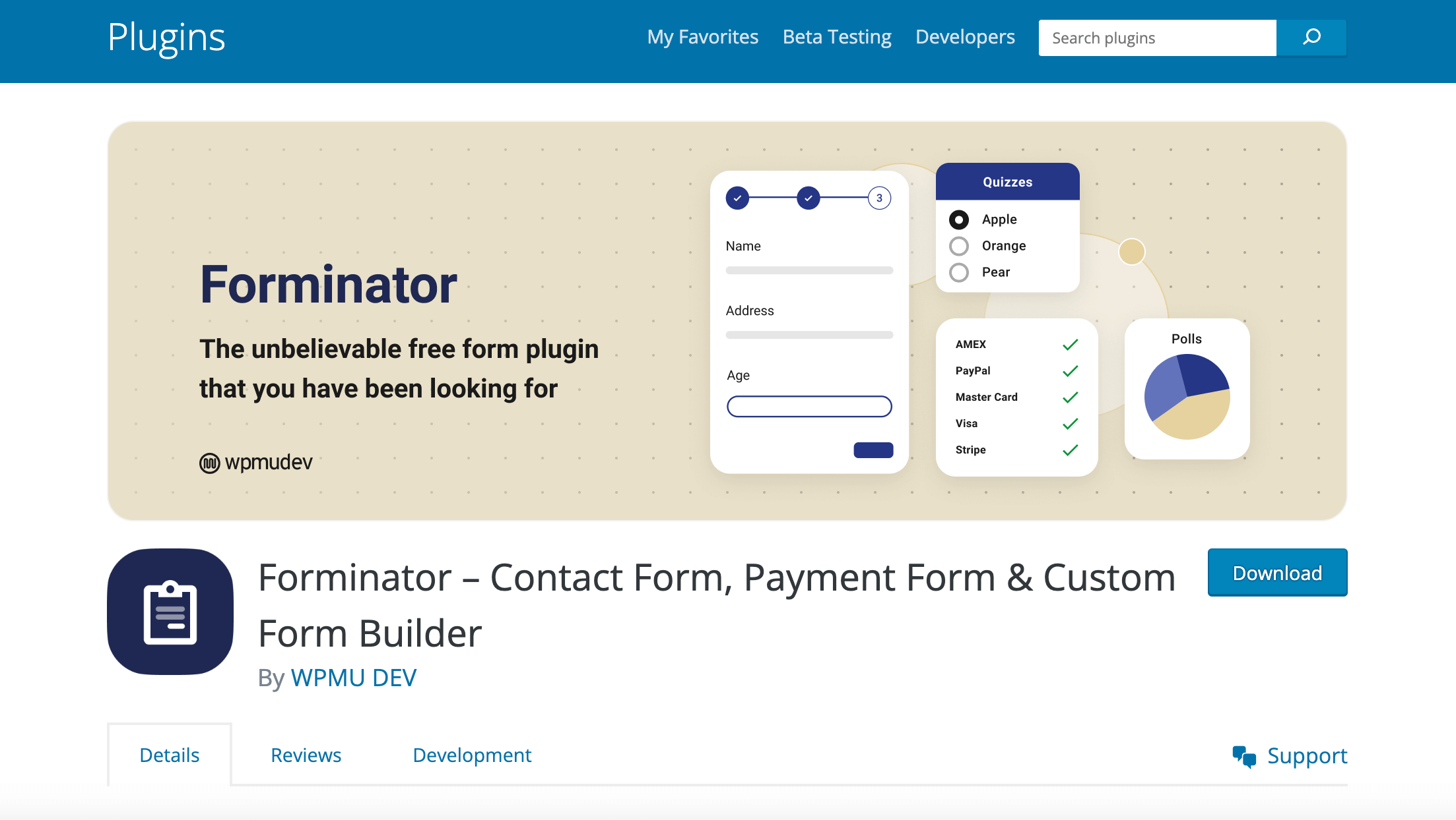 Forminator, eine weitere WordPress CF7-Alternative
