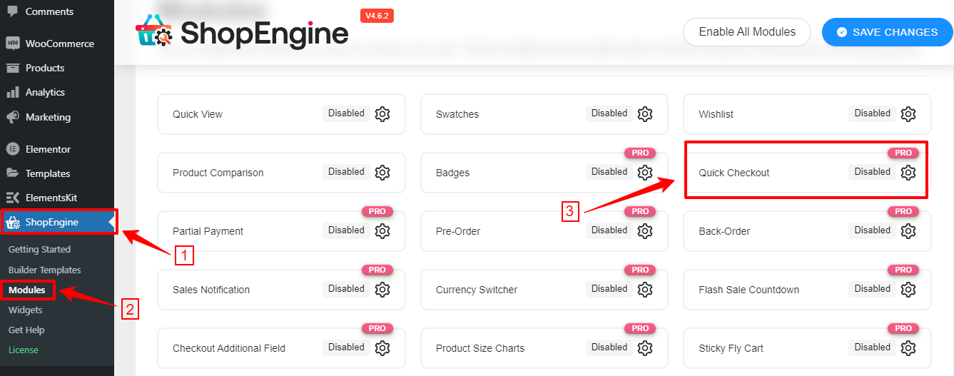 Como configurar o módulo de ativação de checkout com um clique do WooCommerce