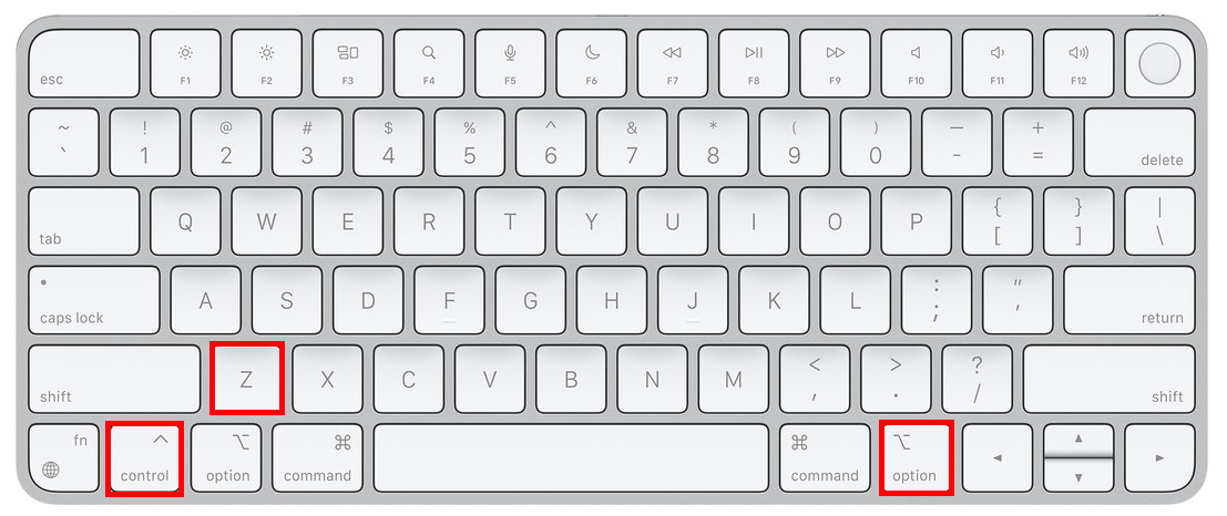 Atalho de teclado do WordPress para remover um bloco selecionado no Mac OS