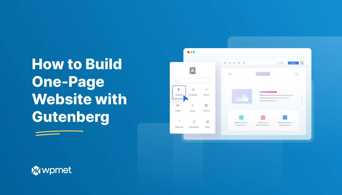Comment créer un site Web d'une page avec Gutenberg : guide rapide