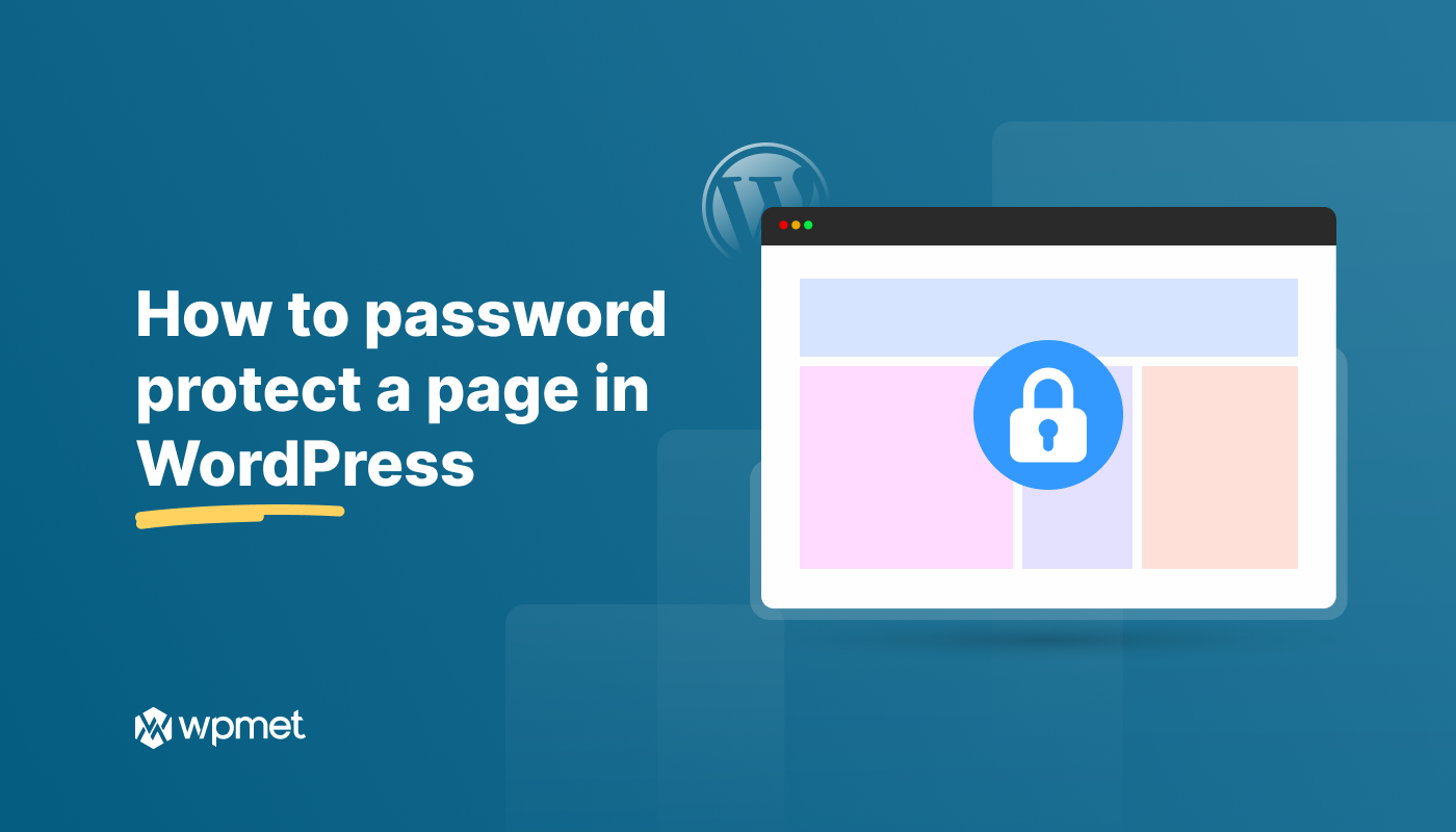 How to password protect a page in WordPress