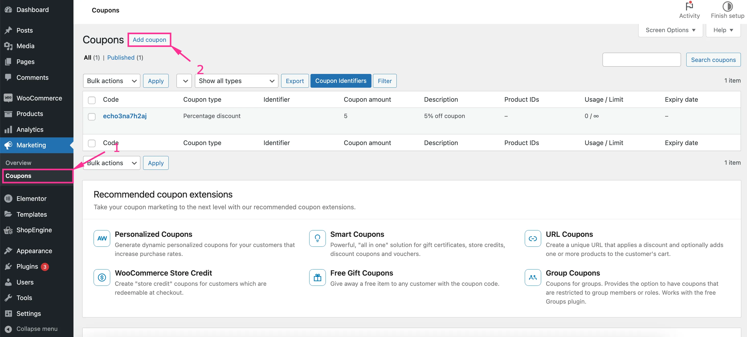 Crie um cupom avançado WooCommerce usando o ShopEngine
