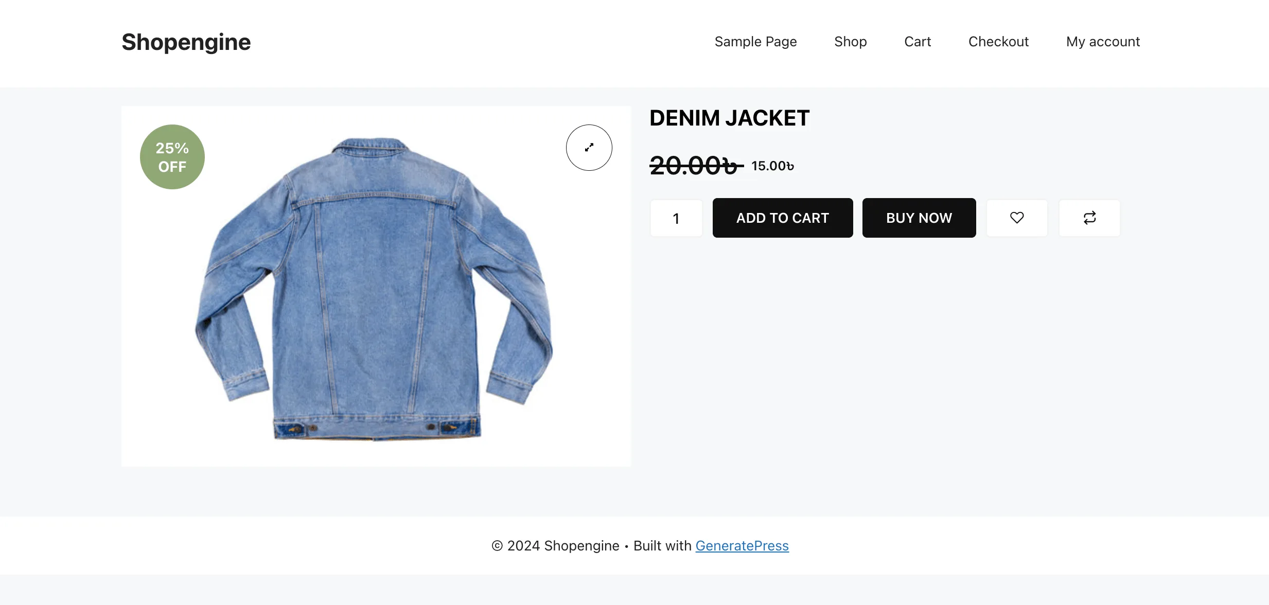 ShopEngine์ผ๋ก ๋จ์ผ ์ ํ ํ์ด์ง ๊ฒ์