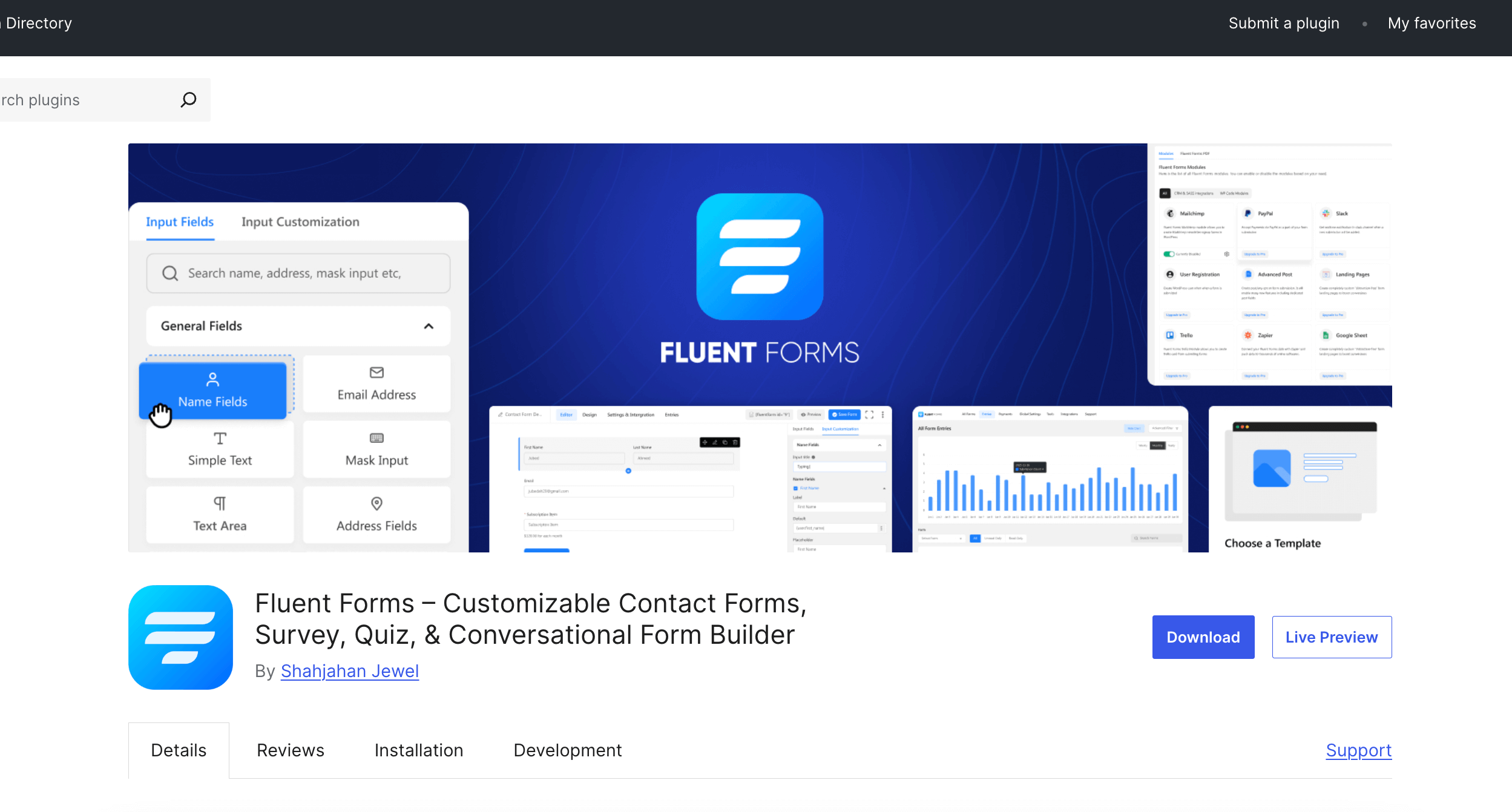 Fluent Forms, free Typeform alternatives