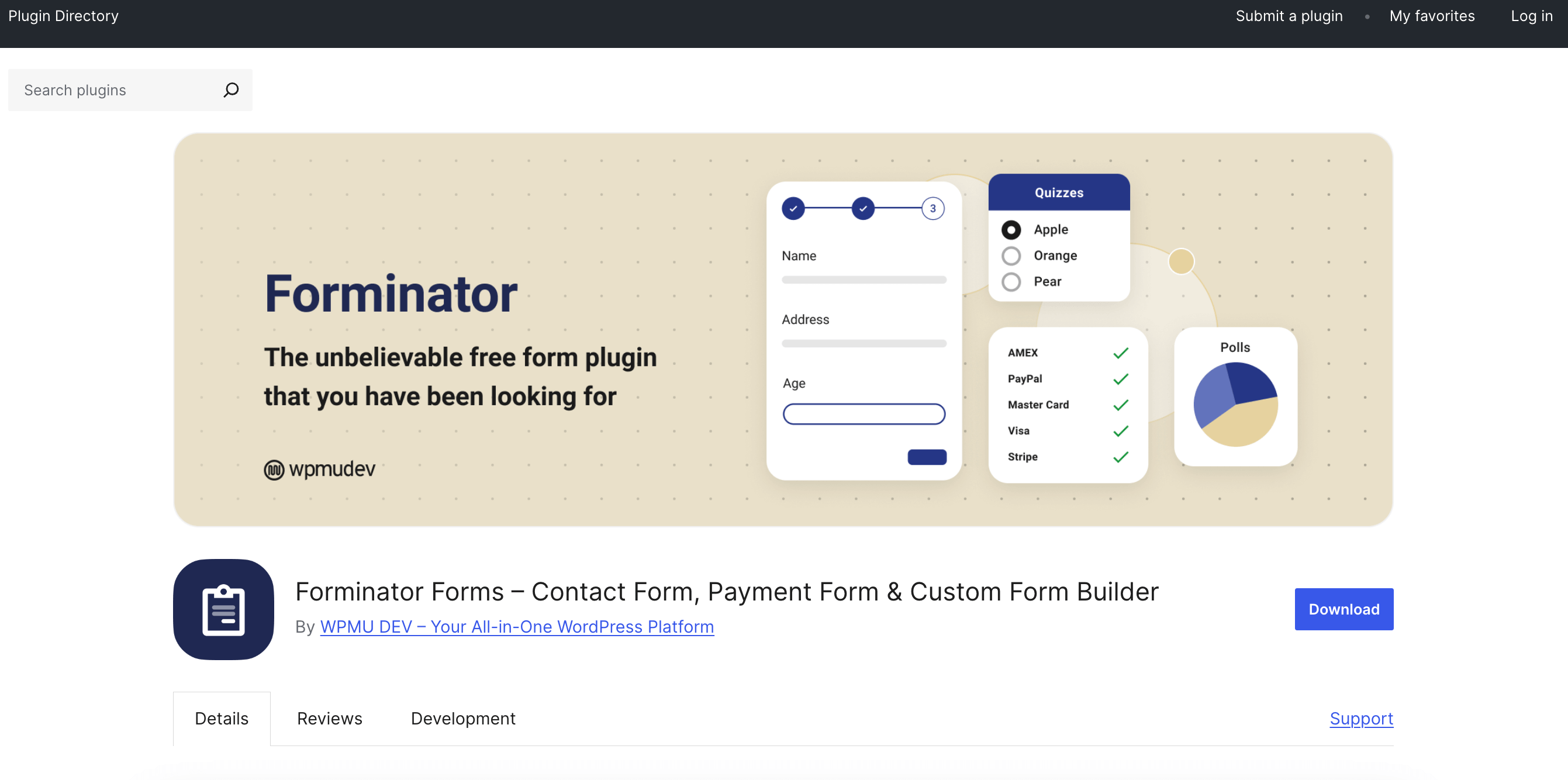 Forminator, the best contact form plugin