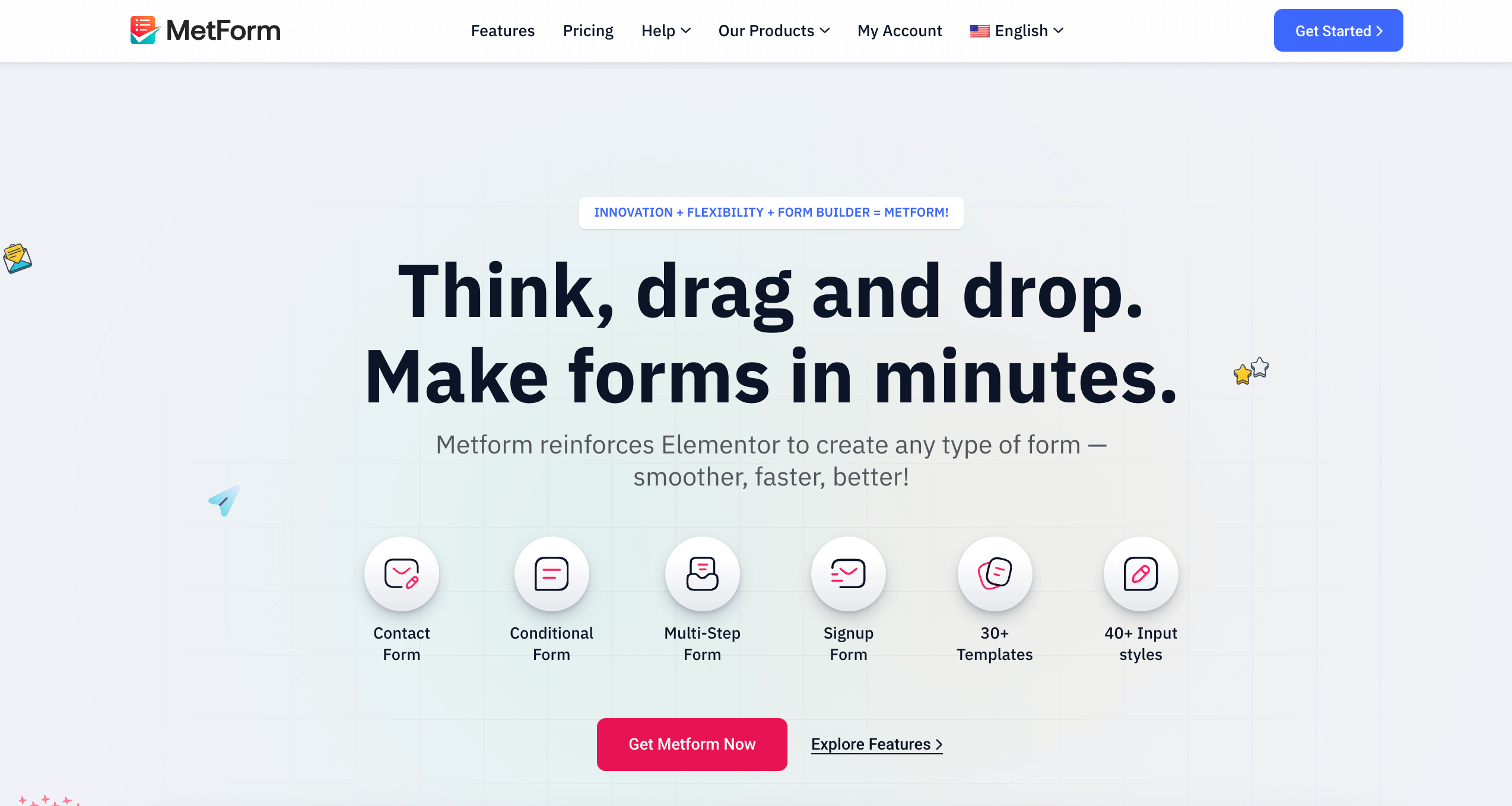 MetForm is one of the best TypeForm alternatives