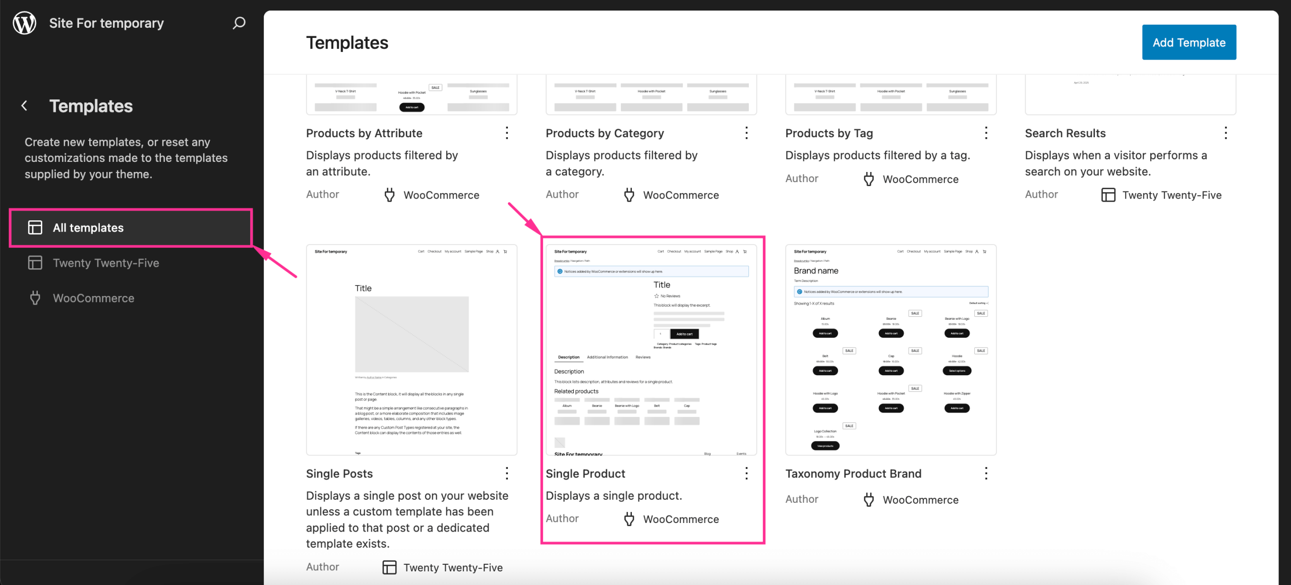 Hide product category from single product page