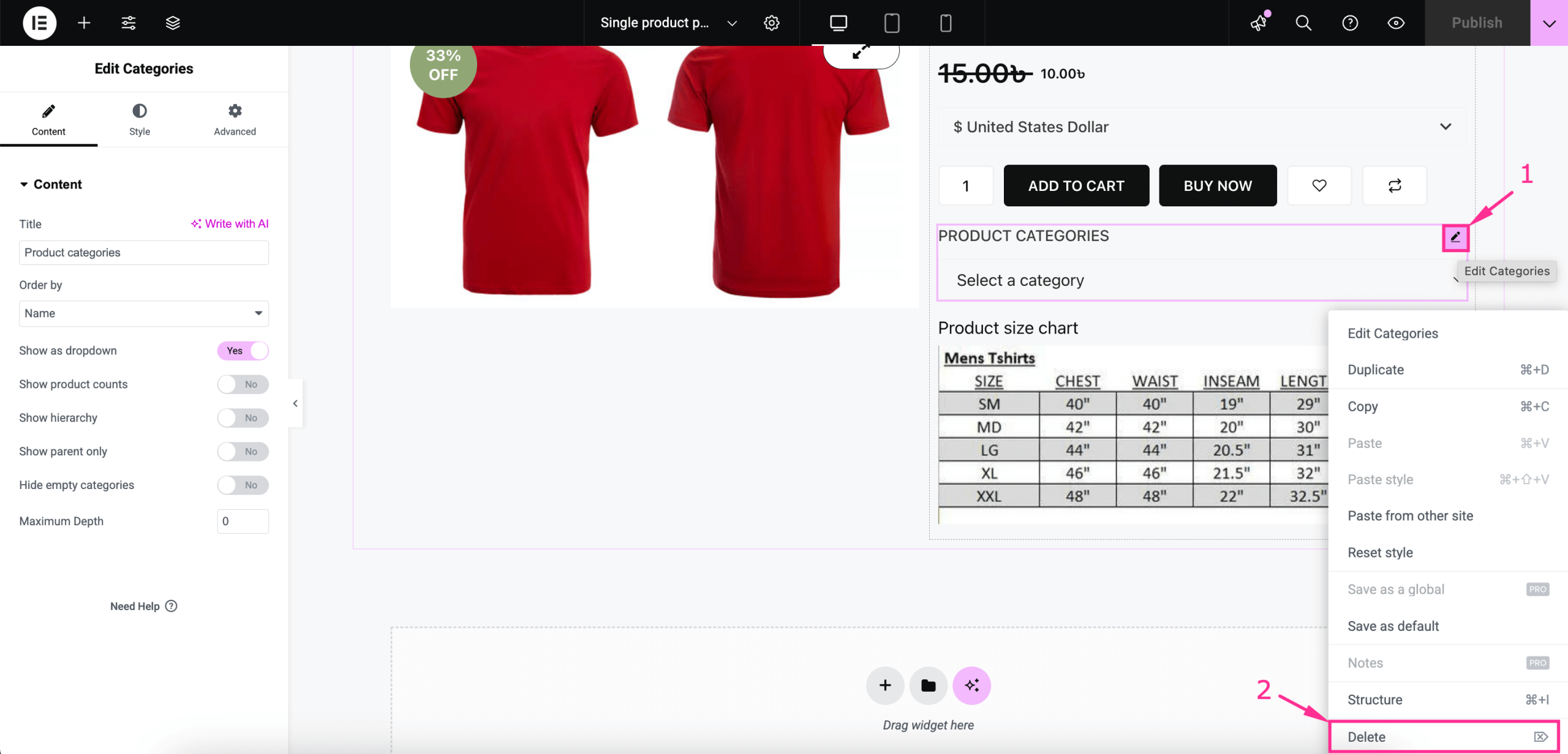 Hide product category from WooCommerce single product page