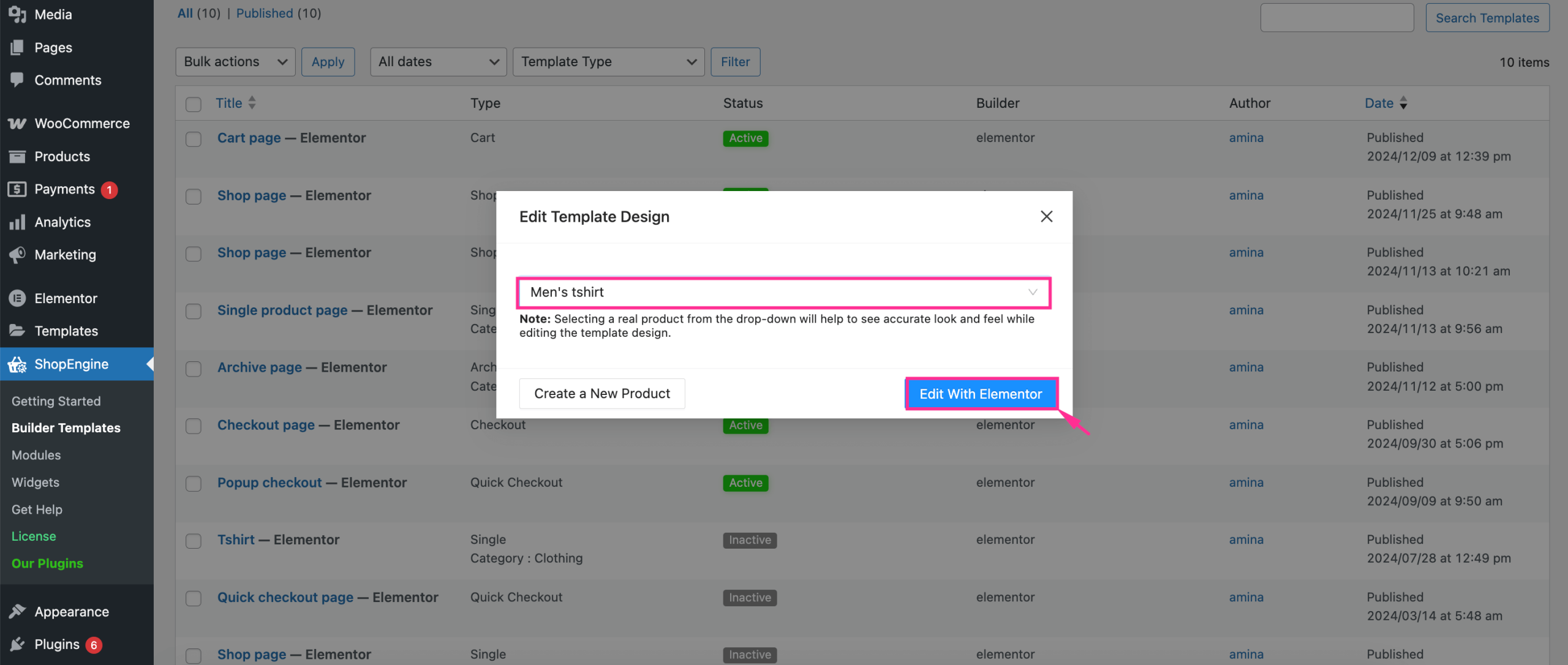 Hide product category from WooCommerce single product page with ShopEngine
