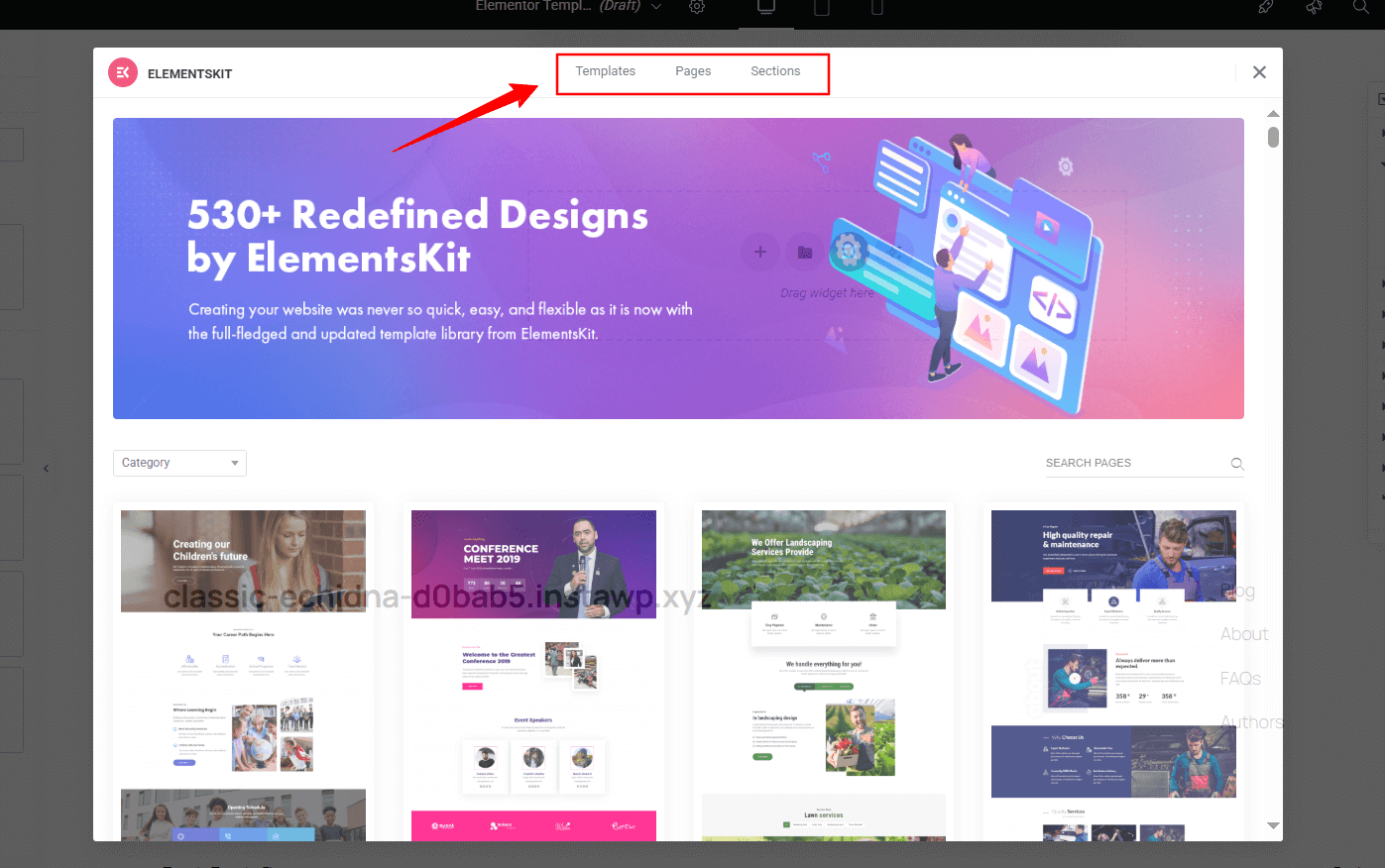 How to Use Elementor Template