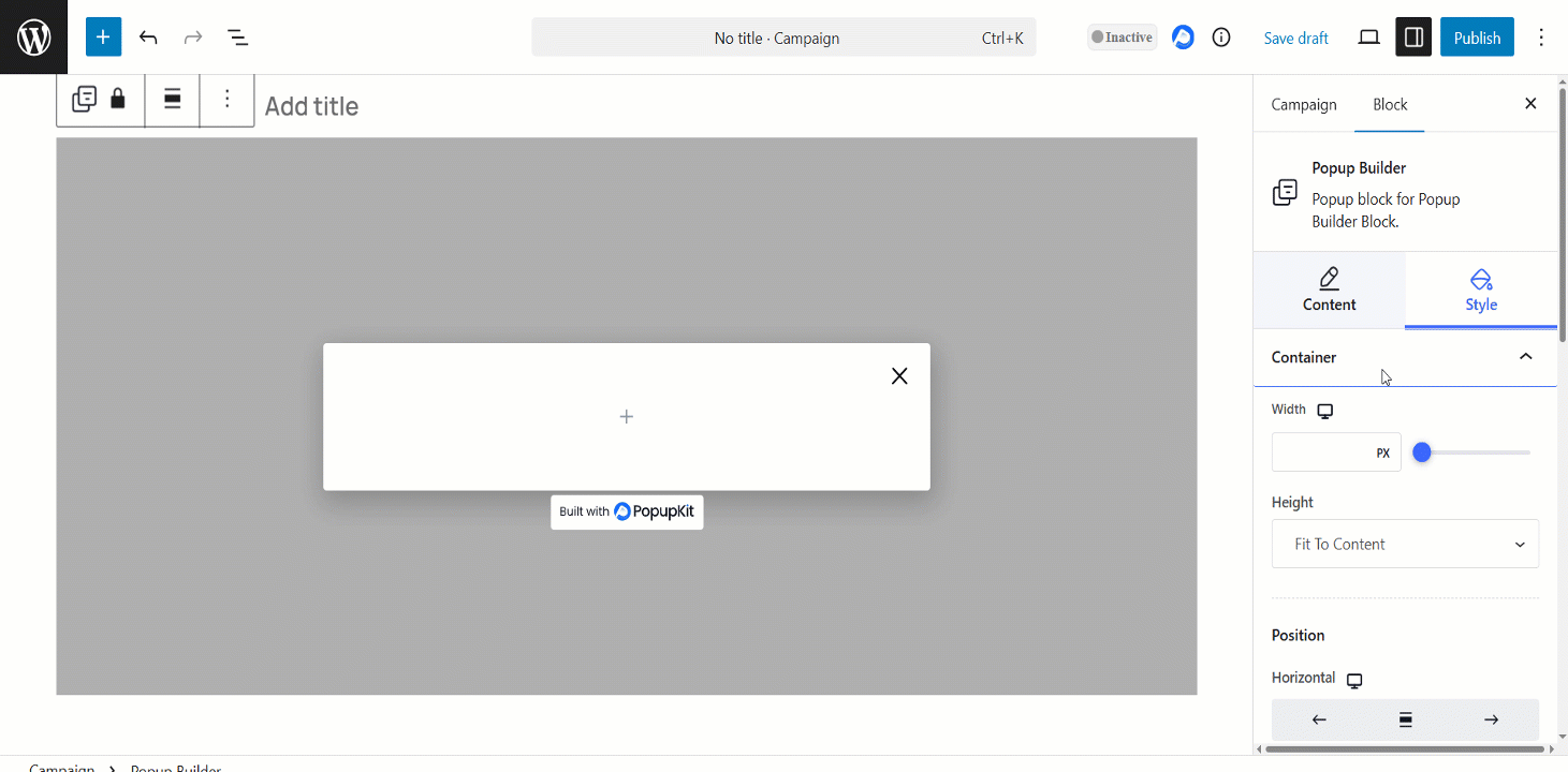 Customizing a popup design is easy with PopupKit