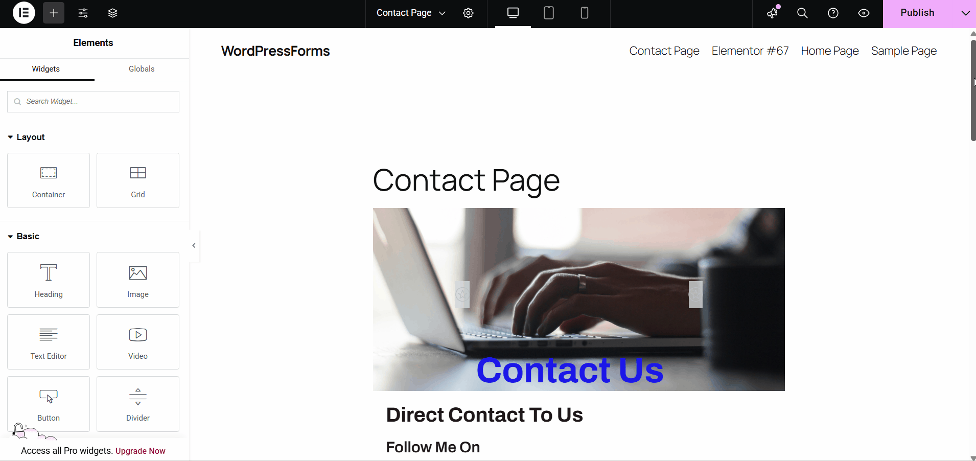 how to add contact form shortcode in wordpress