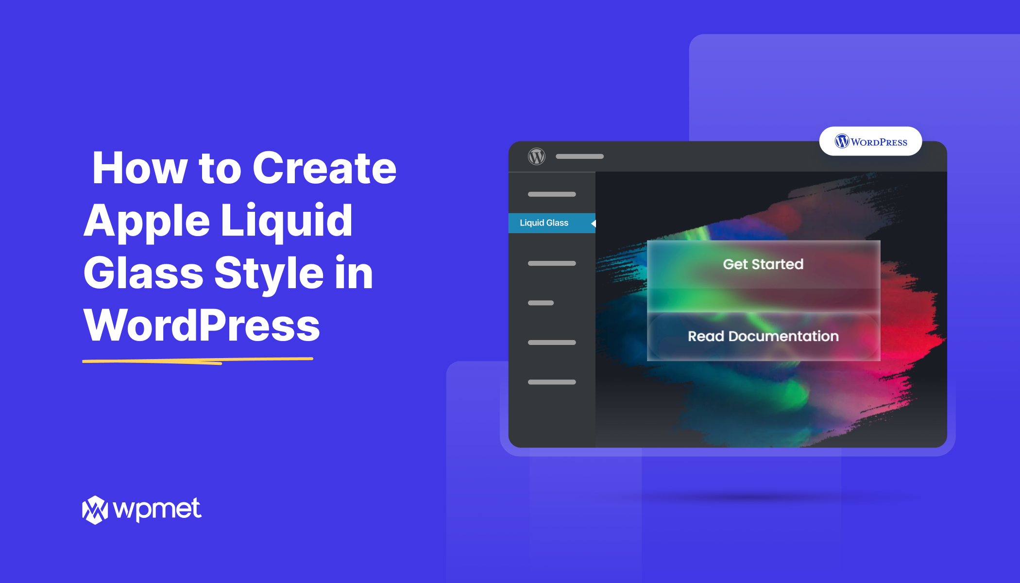 How to Create Liquid Glass Effects on WordPress Websites?