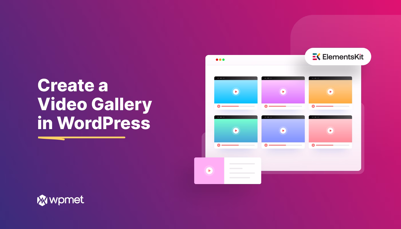 How to Create a Video Gallery in WordPress