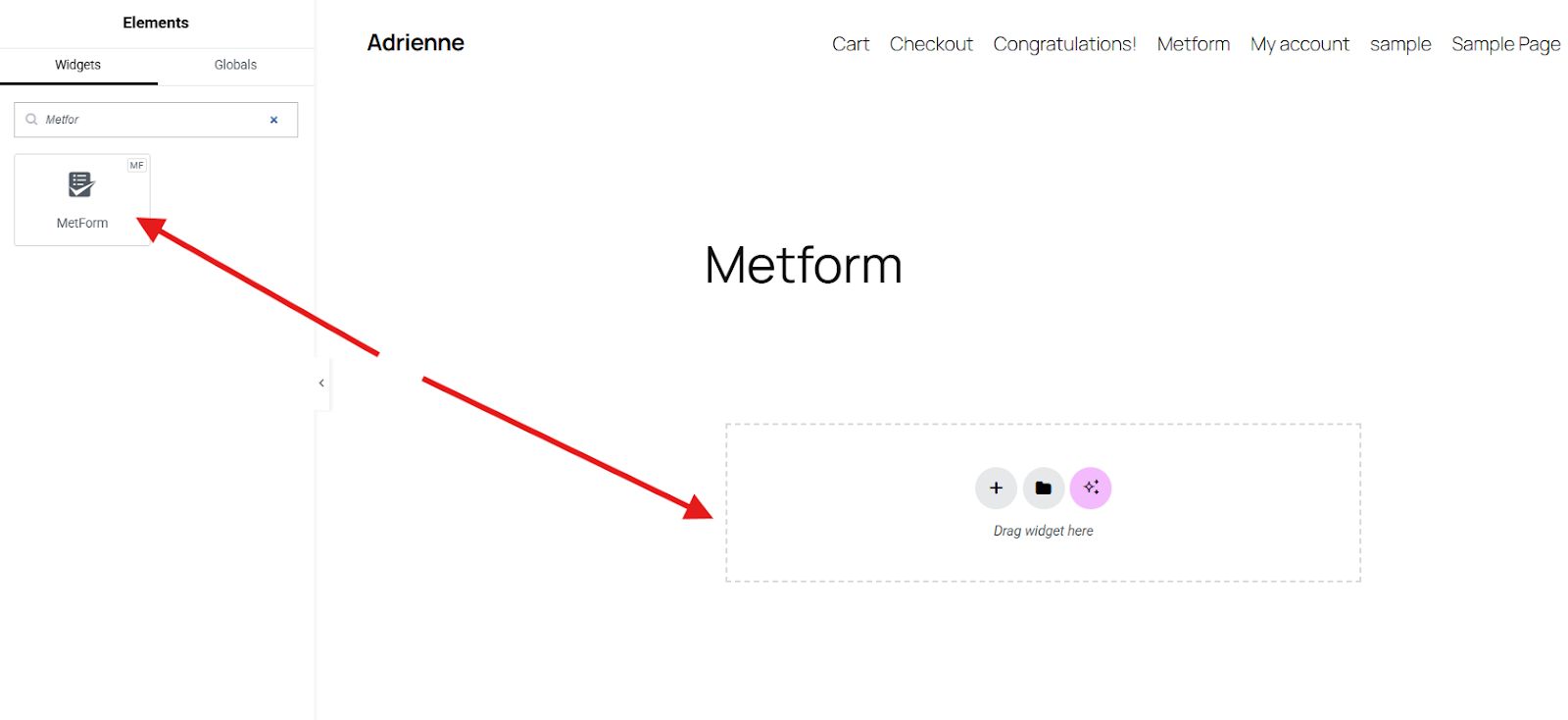 MetForm for loan application form