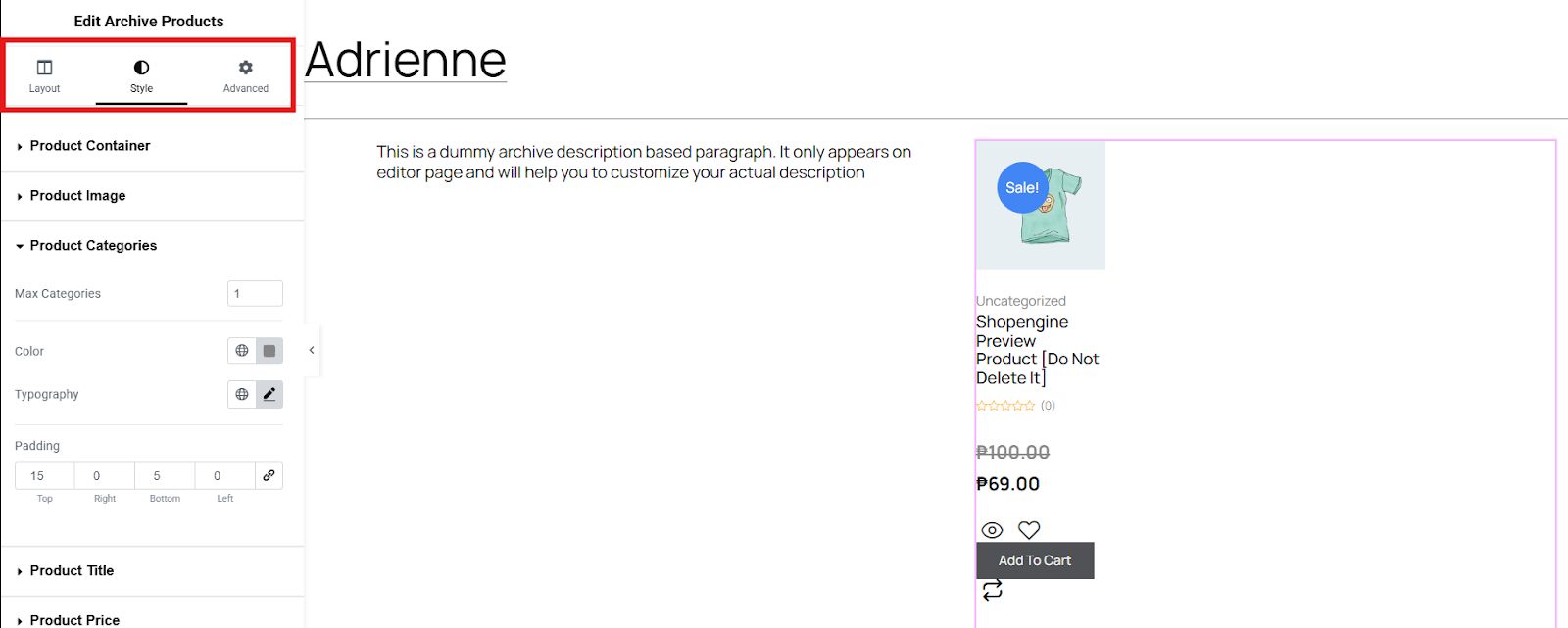 Designing Archive Page Layout