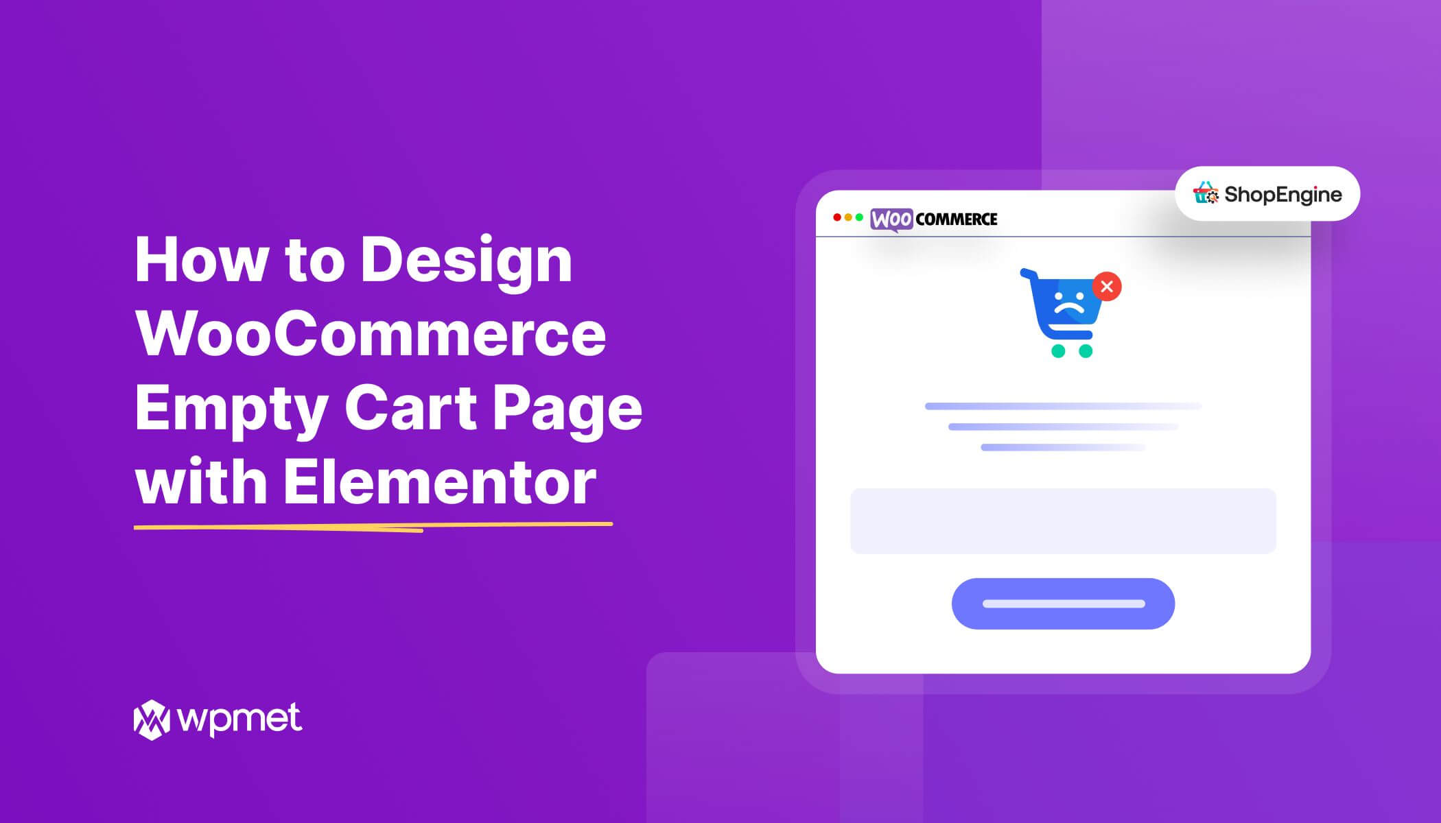 How to Design WooCommerce Empty Cart Page with Elementor