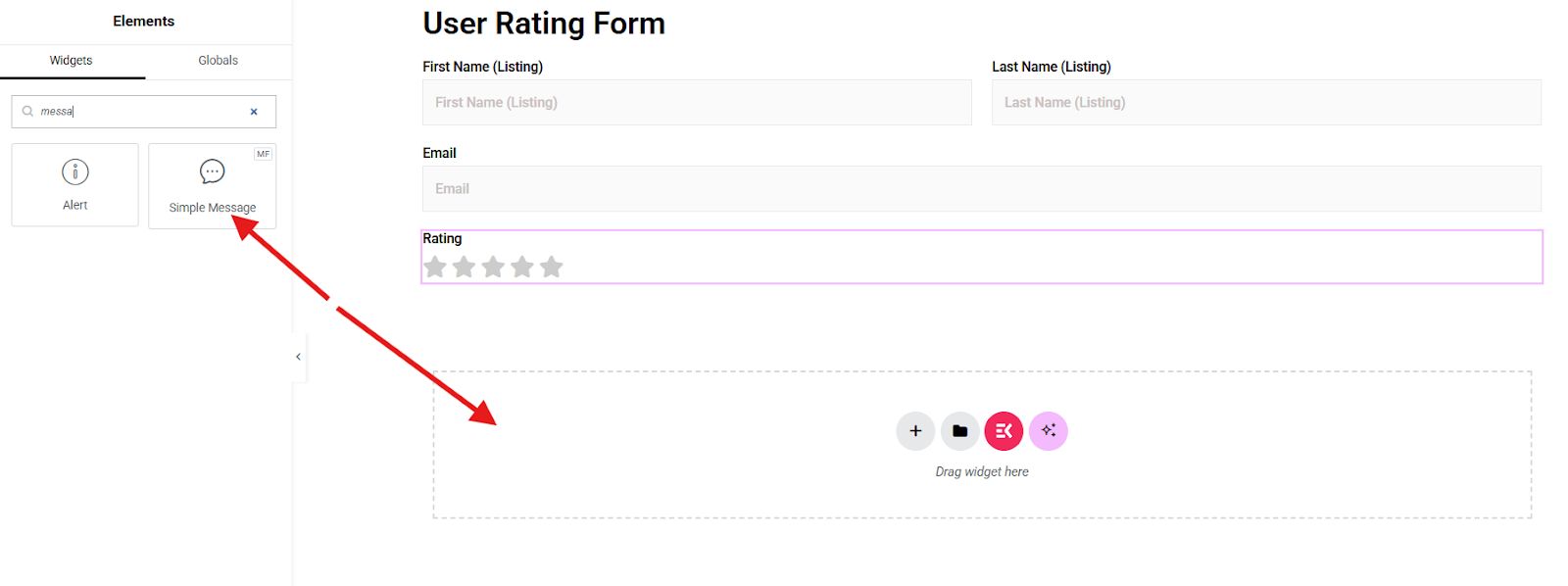 Review/Comment Box Field