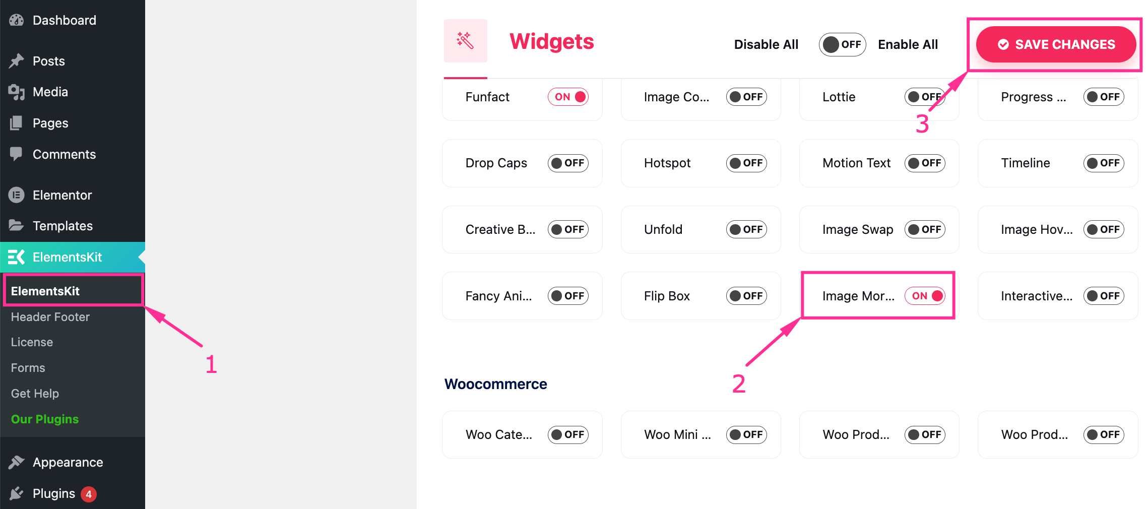 How to Add Image Morphing Effects to WordPress with ElementsKit
