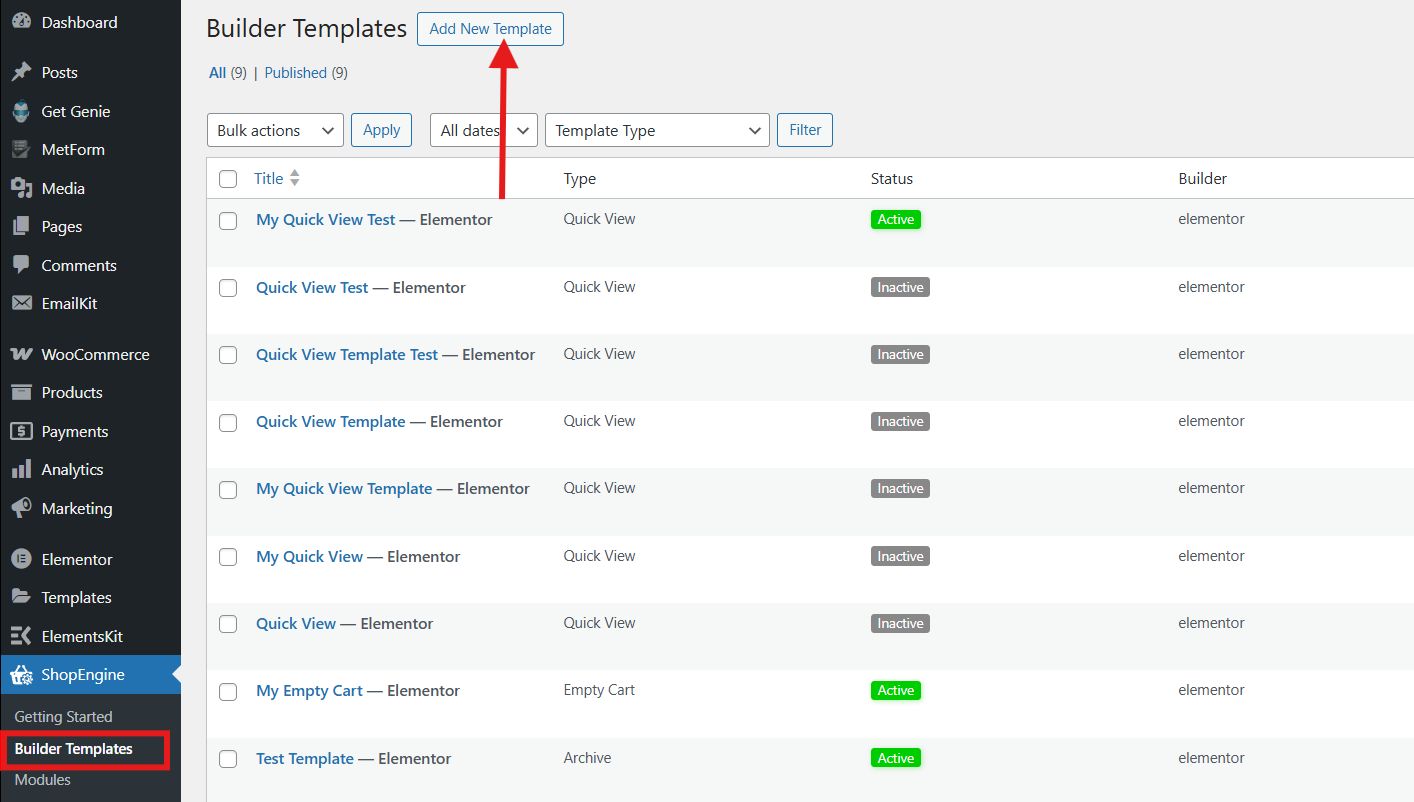 Create Checkout Pay Template