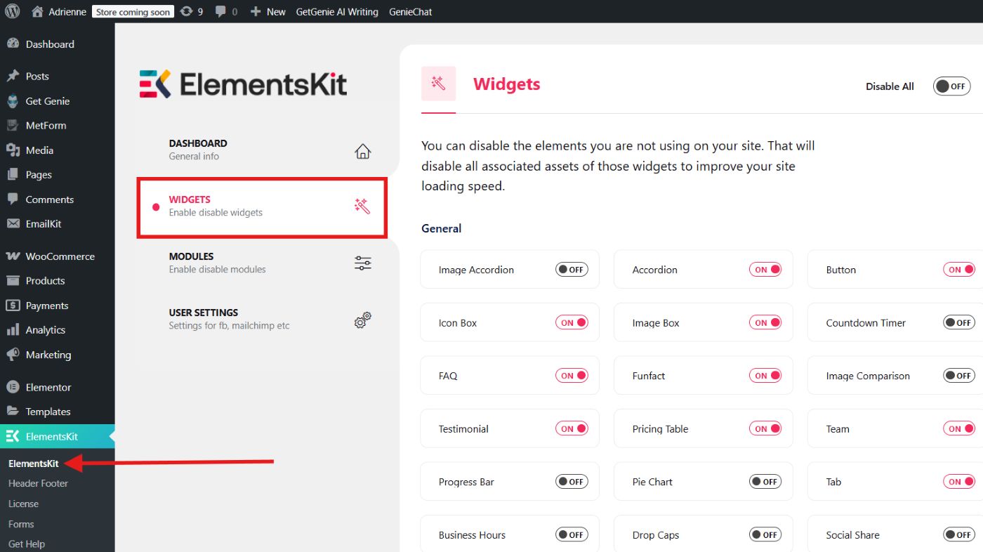 Enable Stylish list widget