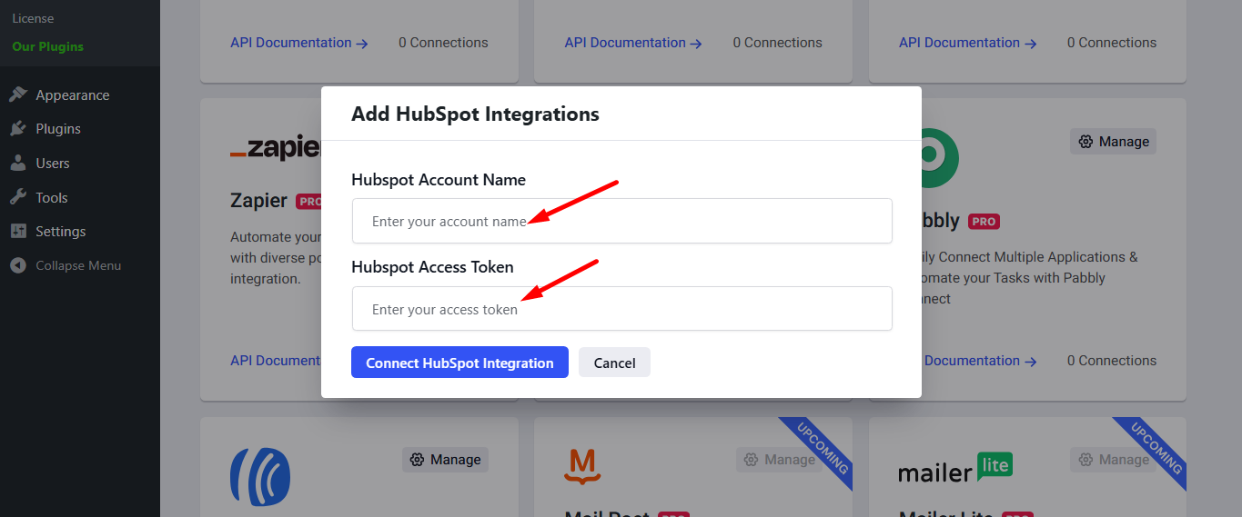 Need account name and access token