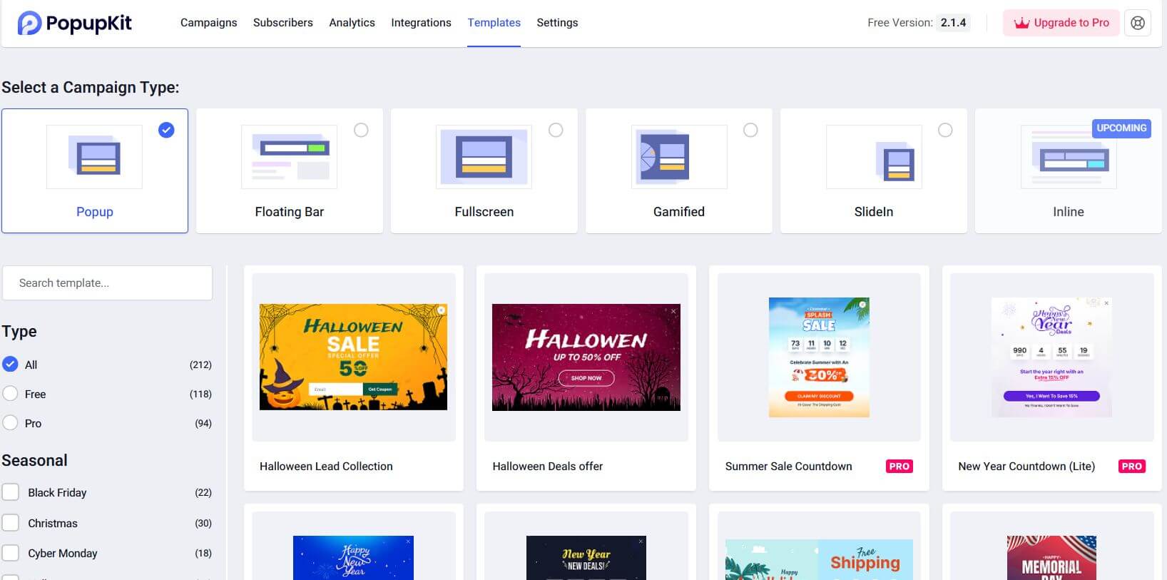 PopupKit Templates