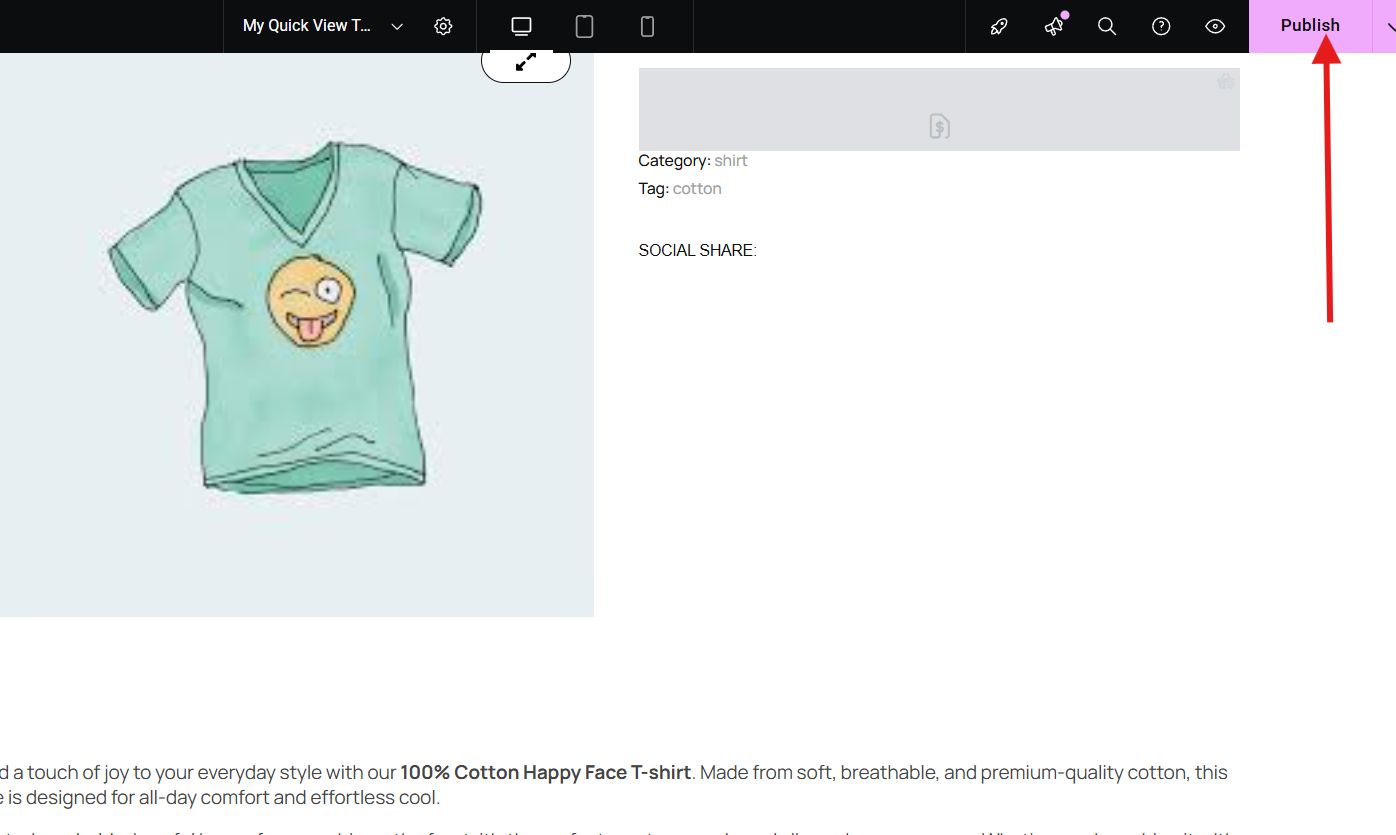 Preview and publish your template