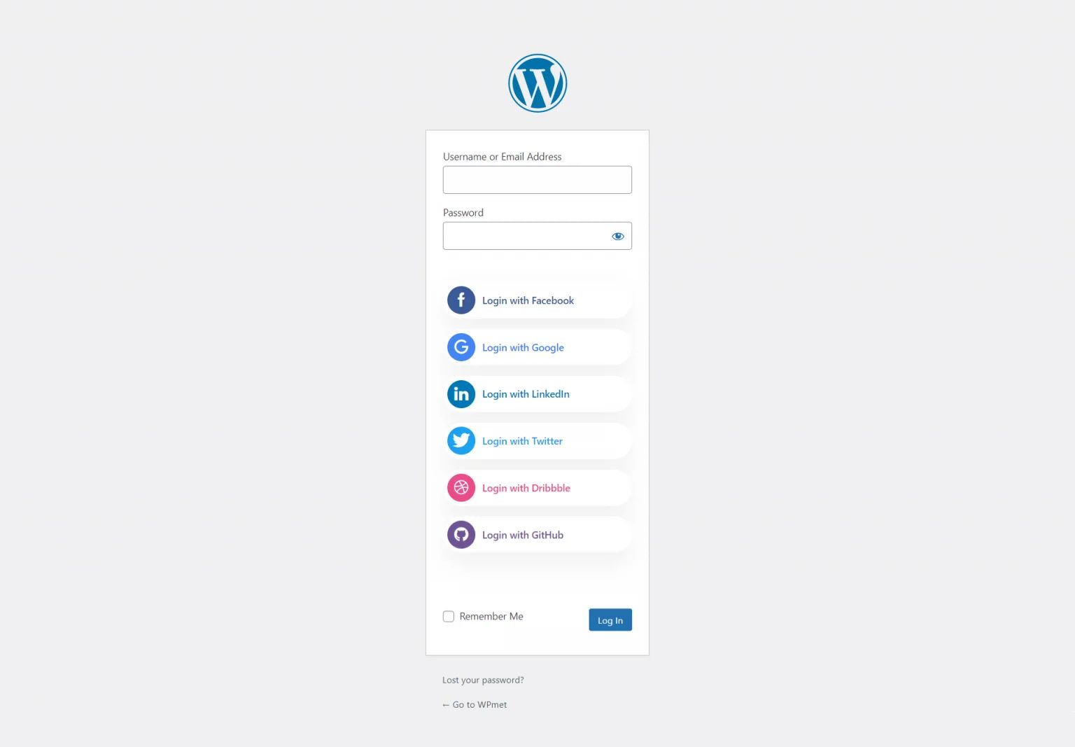 Social Login to the WooCommerce Login Page