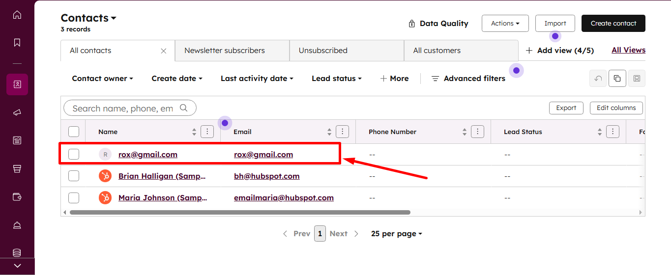 Your contact email has recorded successfully