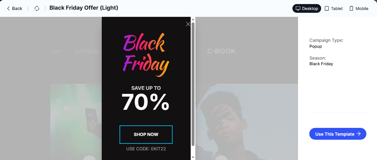 Discount Offer Pop-up