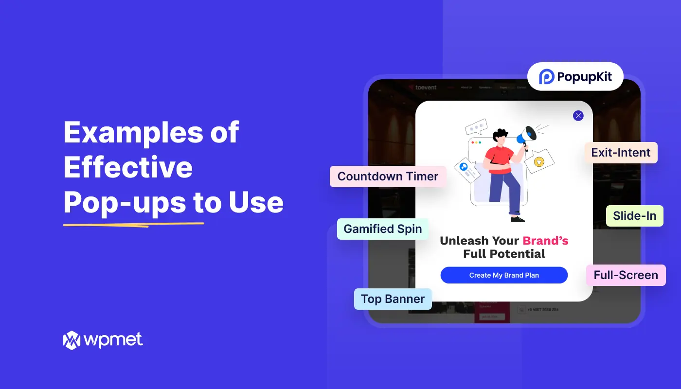 10+ Examples of Effective Website Popups
