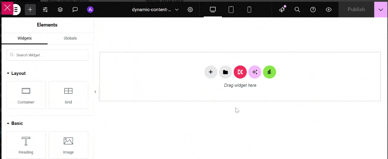 Choose your template from ElementsKit template library