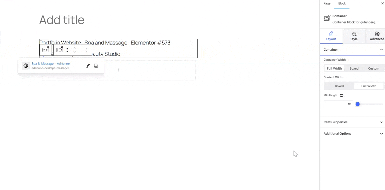 Customize the Mega Menu using any blocks